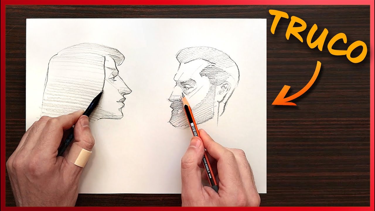 dibujar con las dos manos a la vez