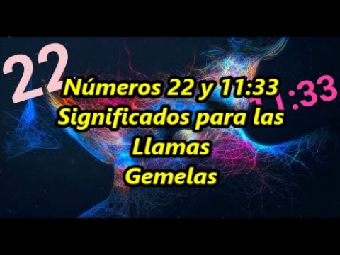 el numero 22 y las almas gemelas