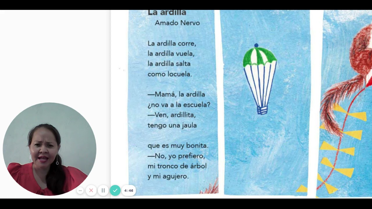 poema de la ardilla para niños