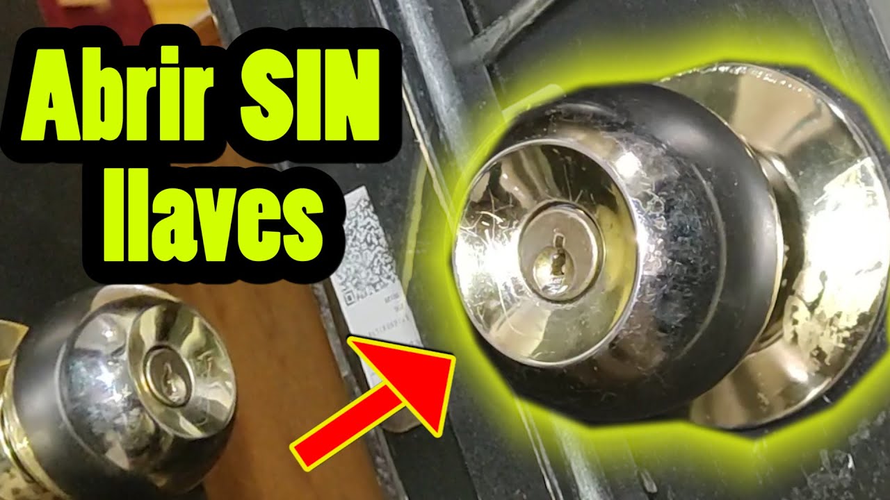 como abrir una puerta cerrada con llave