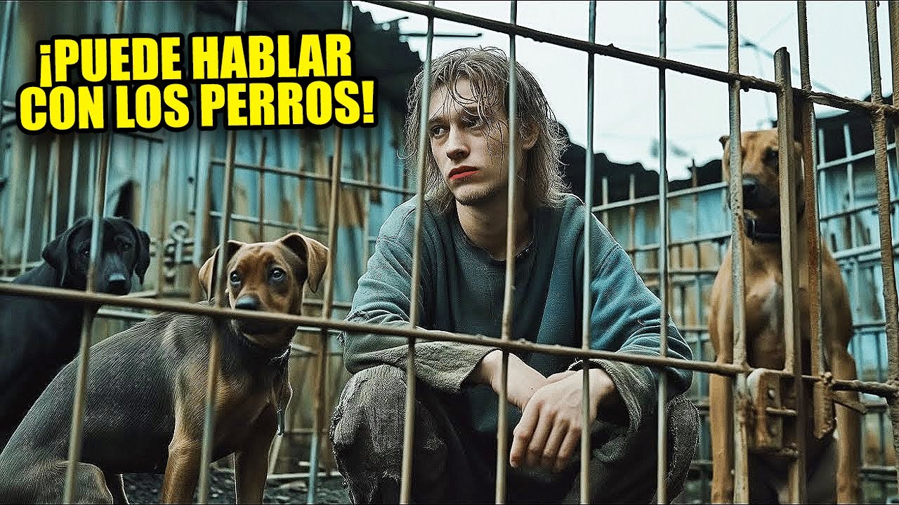 hombre encerrado en una jaula