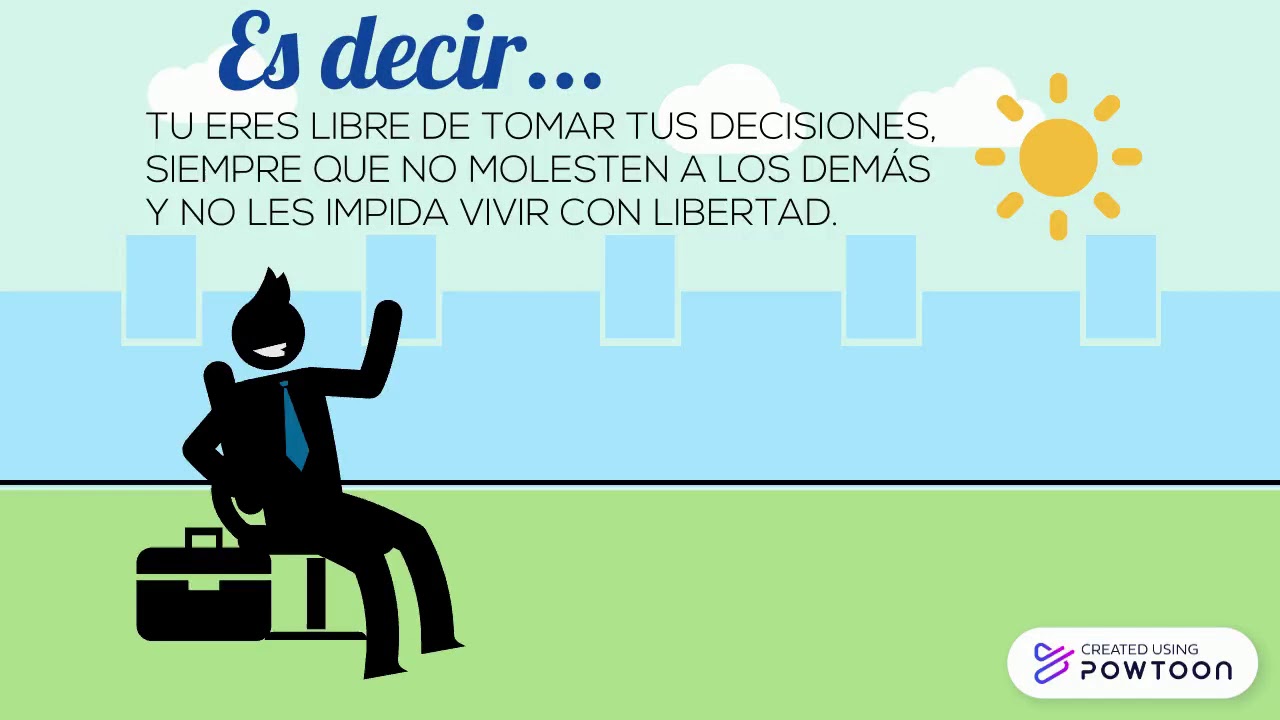 la libertad de uno termina donde empieza la del otro
