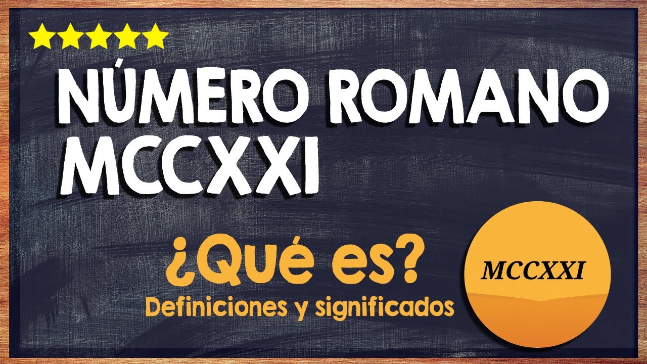mccxxi numero romano