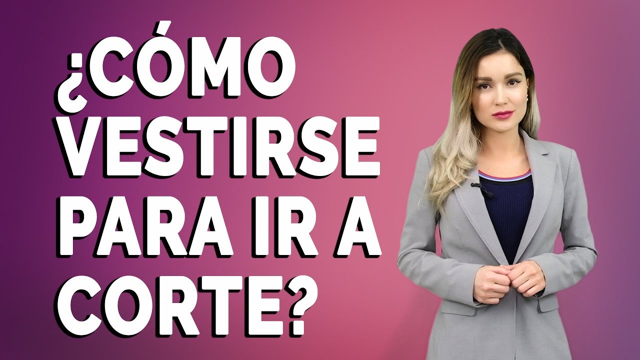 ropa para ir a un juicio mujer