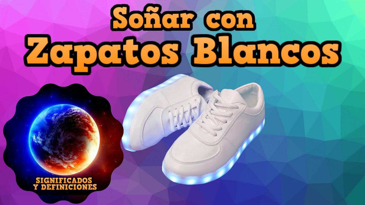 soñar con tenis blancos