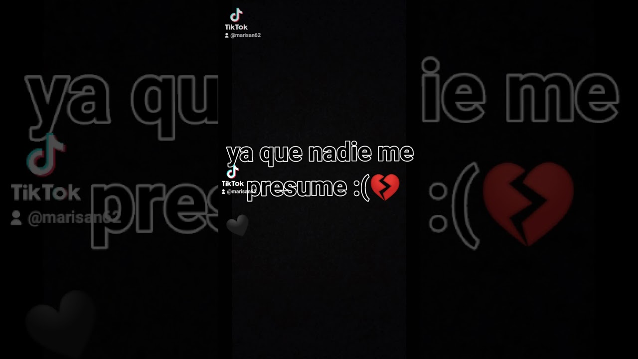 ya que nadie me presume