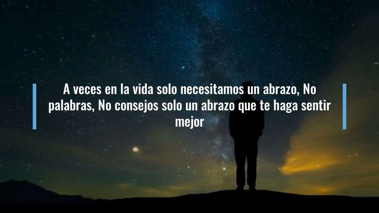 a veces solo necesitamos un abrazo