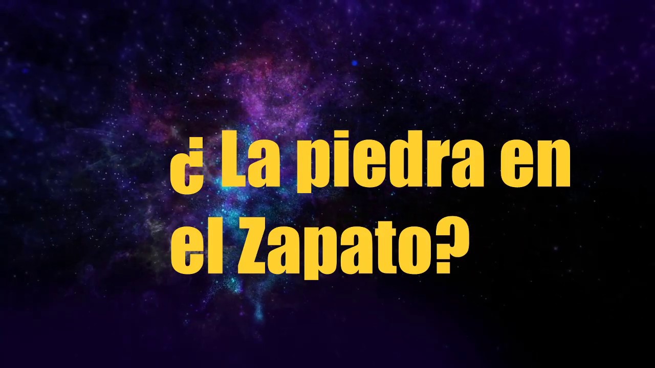 la piedra en el zapato reflexion