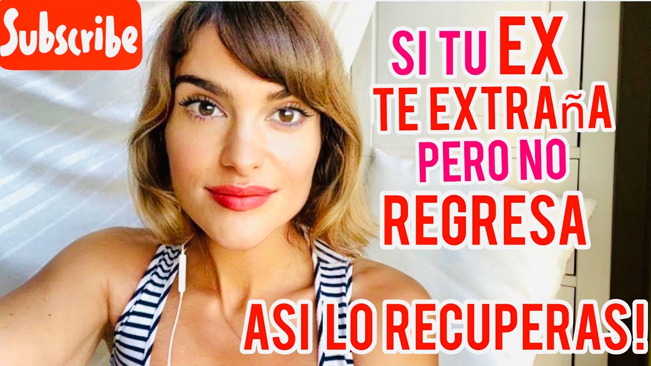 mi ex me dice que me echa de menos
