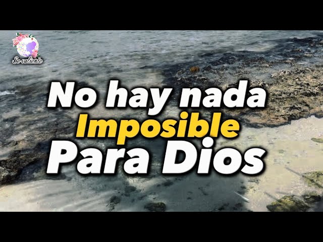 para dios no hay nada imposible reflexion