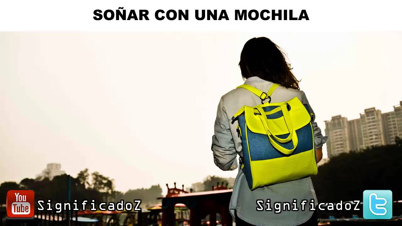 que significa soñar con mochila