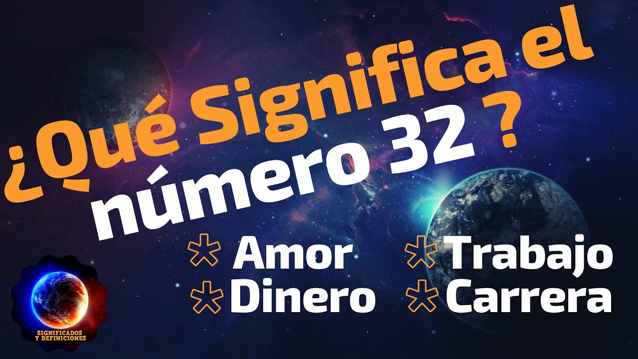 significado numero 32 numerologia